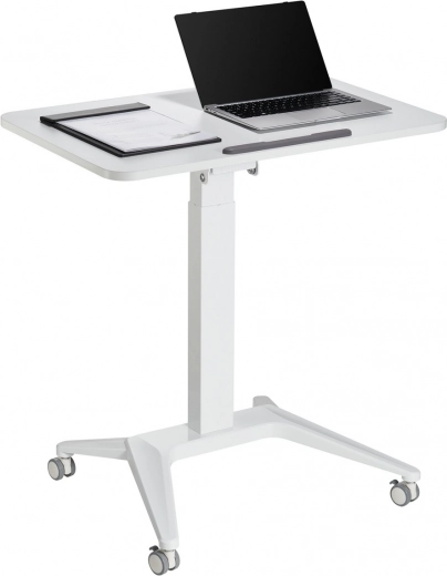 Maclean Mobile Height-Adjustable Laptop Table