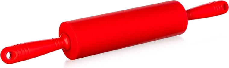 Culinaria Red Silicone Rolling Pin 46.5 cm