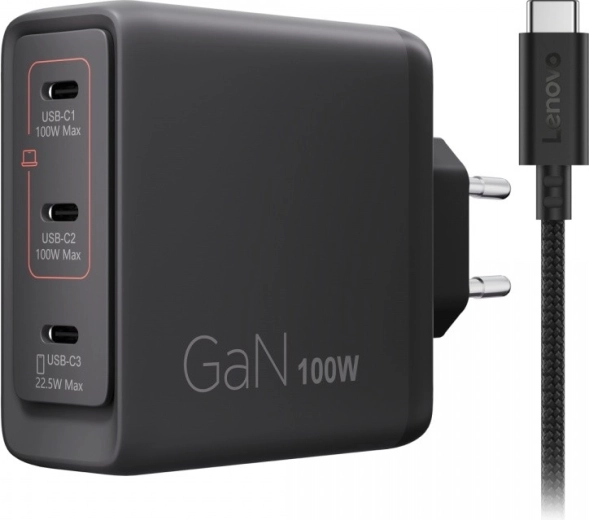 Ideal travel charger with up to 100 W output