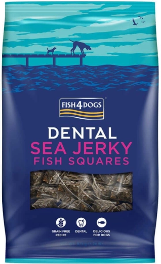 Dental treat with a naturally abrasive texture