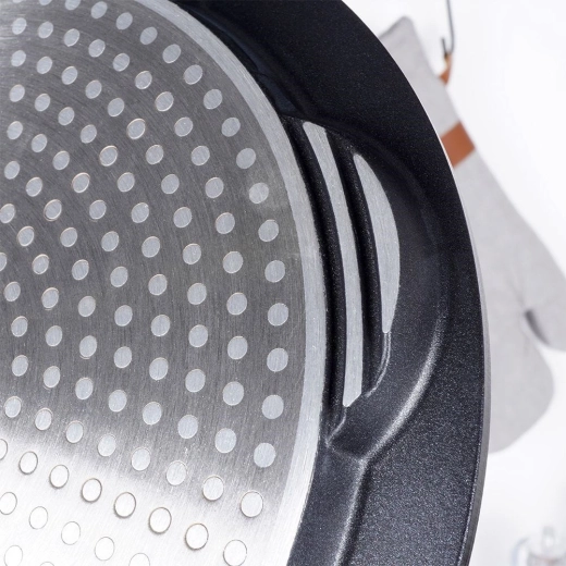 Fast heat distribution and induction base