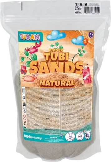 TUBI SAND естествен кинетичен пясък в плик 2,5 кг