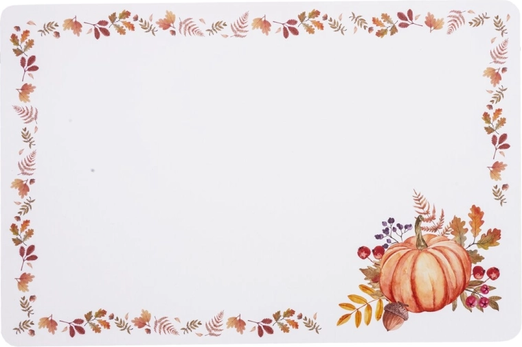 Plastic placemat Autumn 43 × 28 cm - 1 piece