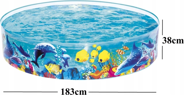 Self-supporting pool without complicated assembly