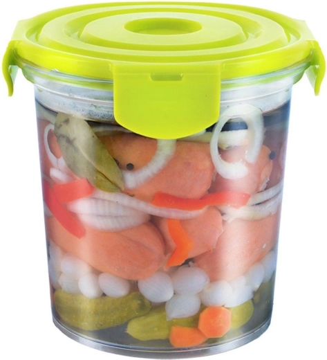 Marinating container with spring 1.8 l, 16 × 16.5 cm
