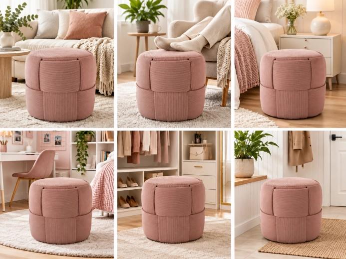 Decorative pink accent