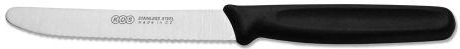 Stainless steel 4.5" wavy snack knife