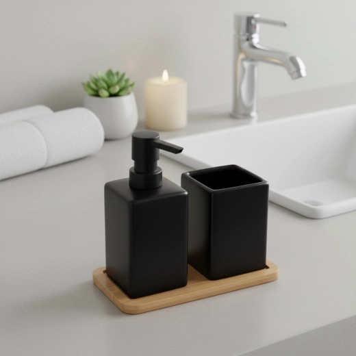 Stylish order by the sink