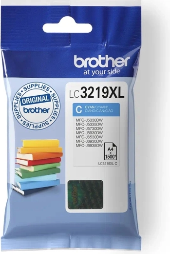 Мастилена касета Brother LC-3219XLC cyan с висок капацитет