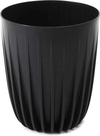 Саксия Mira 14,5 см eco recycled черна