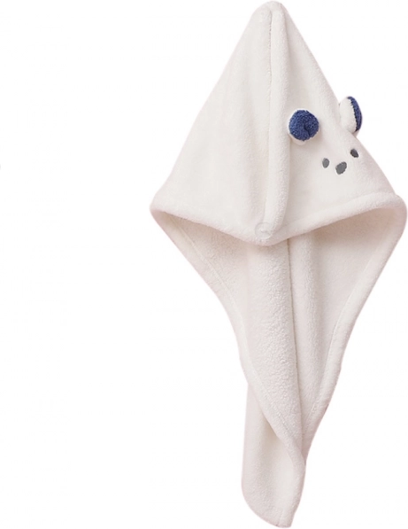 Super-absorbent hair towel, hair turban - beige