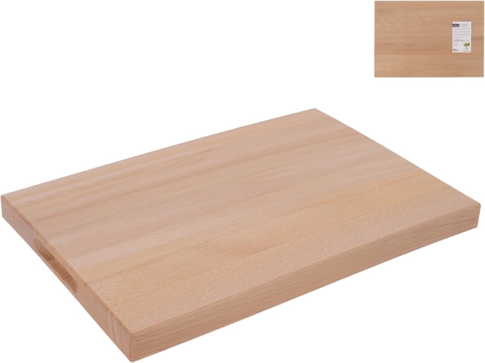 Дървена кухненска дъска за рязане 50 × 35 см