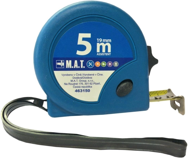Retractable Tape Measure 5 m × 19 mm ASSISTENT