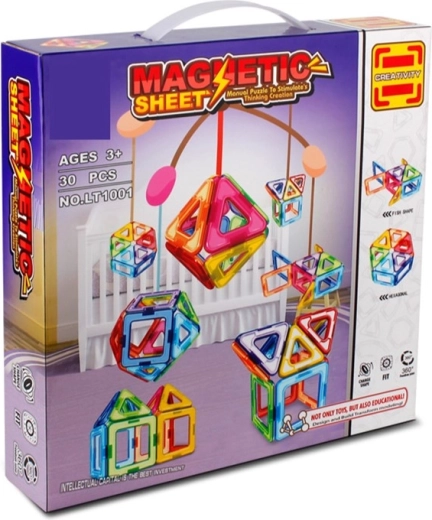 Магнитен конструктор Magnetic Sheet 30 части