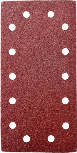 Hook-and-loop sanding sheet 115 × 230 mm, grit 40, 14 holes (5 pcs)
