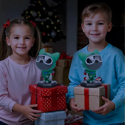 Astronaut Dog Star Projector with 360° Remote Control
