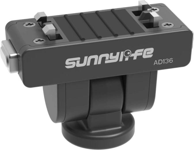 Sunnylife quick-release 1/4" adapter with 180° rotation for Insta360 X4 Air, X5 and Ace
