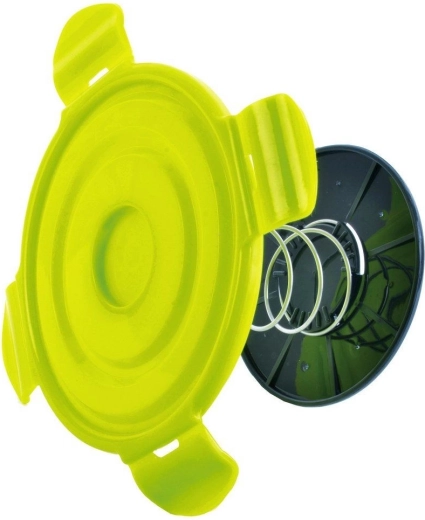 Tight lid with 4 clips and silicone seal