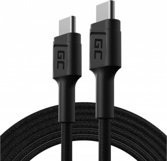 Green Cell USB-C Charging Cable Type C KABGC30 Power Delivery 60W, QC 3.0, 1.2 m