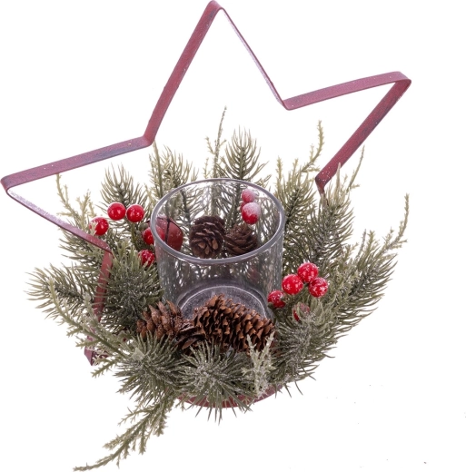 A metal star as a striking decoration