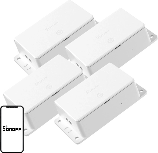 Sonoff Basic R5 Gen5 smart Wi‑Fi switch Matter 10 A (4 pcs)