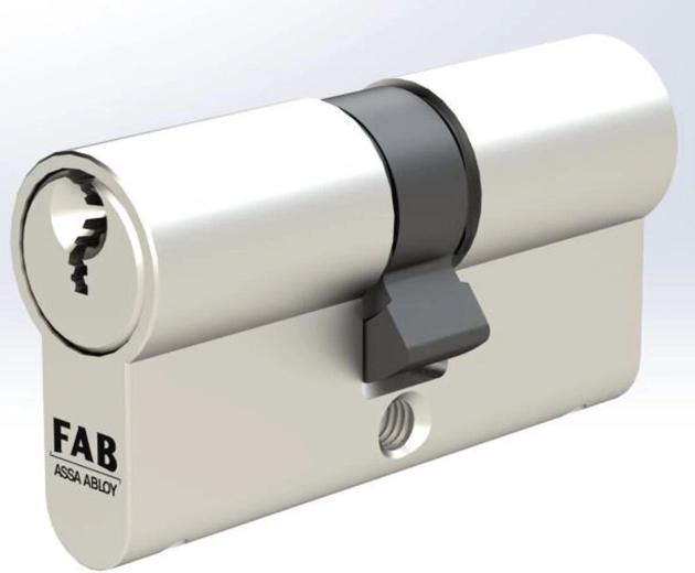 Euro cylinder 30+35 mm, nickel, security class 3, 5 keys