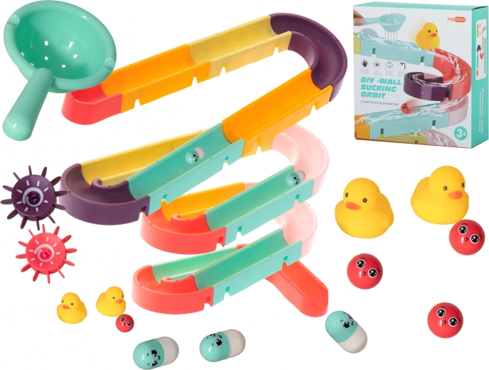 Water Slide for the Bathtub with Toys