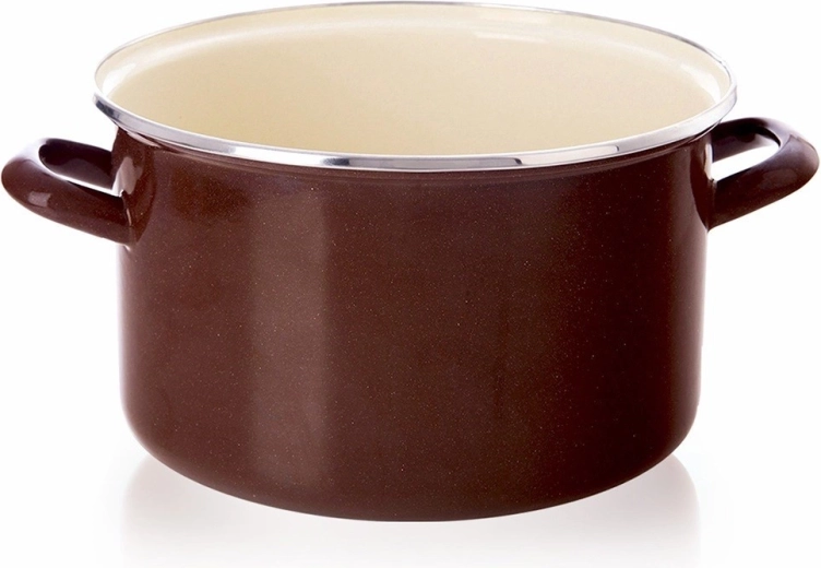 Емайлирана тенджера Brown 22 см, 4 л Orion