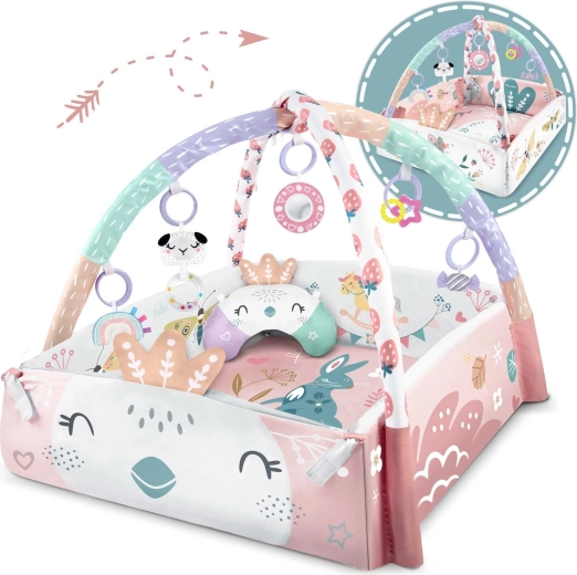 3в1: отворена постелка, ограждение и пространство за tummy time