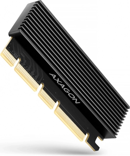 Axagon PCEM2-XS internal PCIe x16 adapter for M.2 NVMe with heatsink