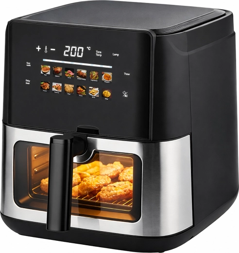 Hot air fryer (air fryer) 8 L 1700 W with 12 programs