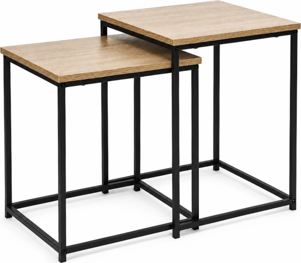 Stable metal frame with anti-slip feet