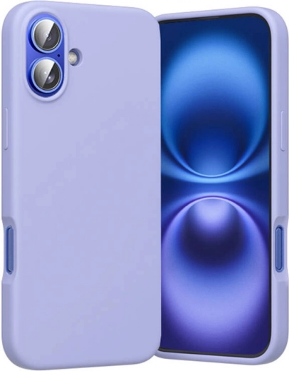Vention silicone case for iPhone 16 Plus with MagSafe (purple)
