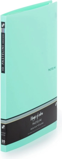 Каталогова книга A4 Pastelini зелена