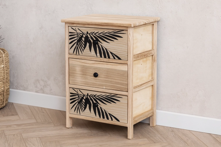 Chest of drawers with 3 drawers Zofia 40 × 29 × 58 cm