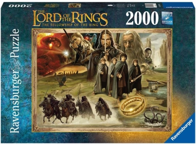 Пъзел 2000 части Властелинът на пръстените RAVENSBURGER