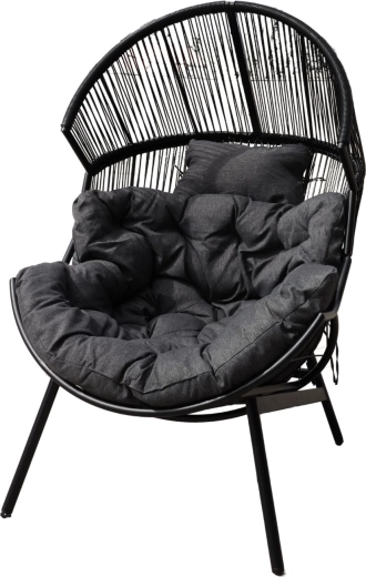 Sturdy powder-coated steel frame
