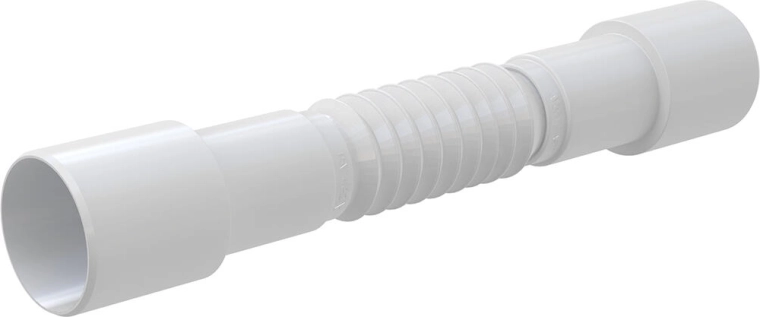 Flexible waste reducer 40/50 × 50/40 mm, adjustable length