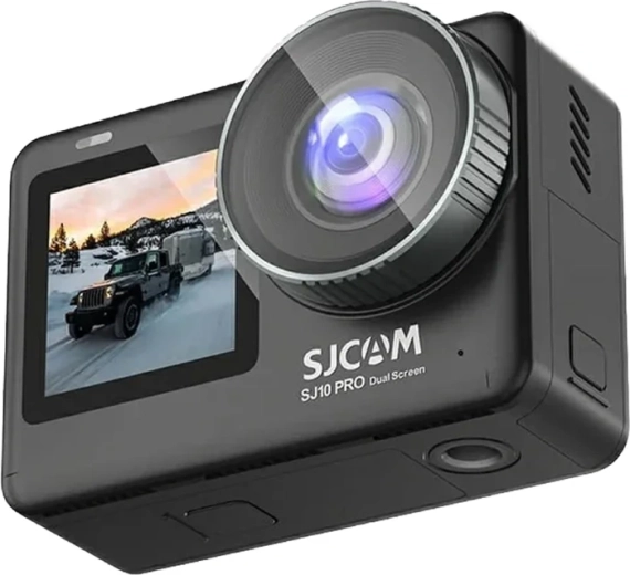 Dual display for easy control and selfies