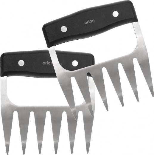 Stainless steel meat shredders, 2 pcs