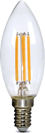 Solight retro LED candle bulb E14 4 W 3000 K 440 lm