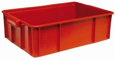 Plastic meat crate 60 × 40 × 17 cm, load capacity 15 kg