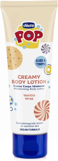 Chicco POP кремообразно мляко за тяло с аромат на ванилия 150 ml