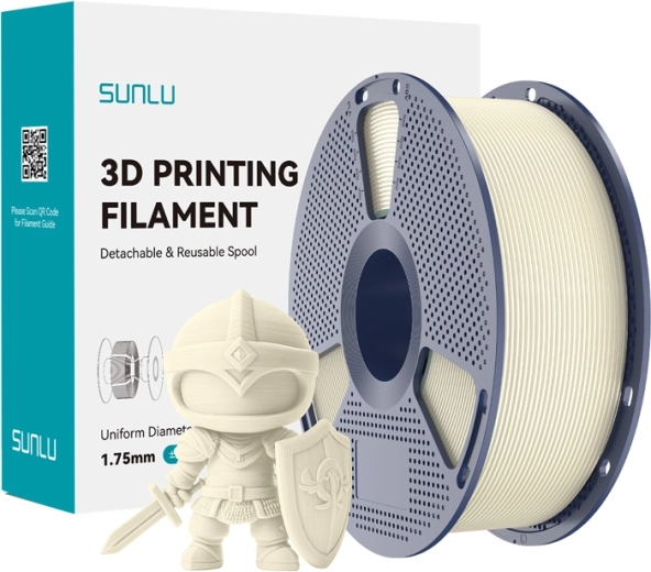 Филамент Sunlu PLA+ 1,75 mm – слонова кост
