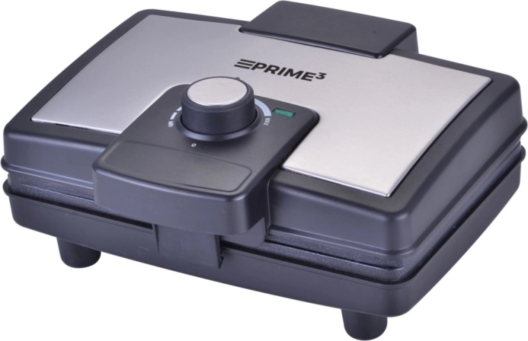 Гофретник PRIME3 SWM51 за 2 гофрети, 1300 W, незалепващи плочи