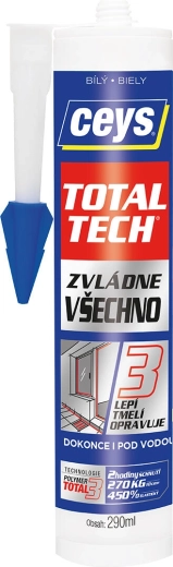 Universal adhesive and sealant 290 ml CEYS TOTAL TECH white