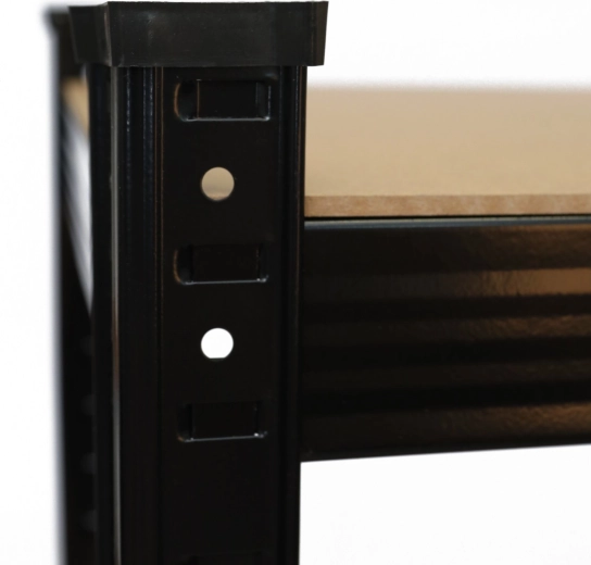 Adjustable shelf height and screwless assembly