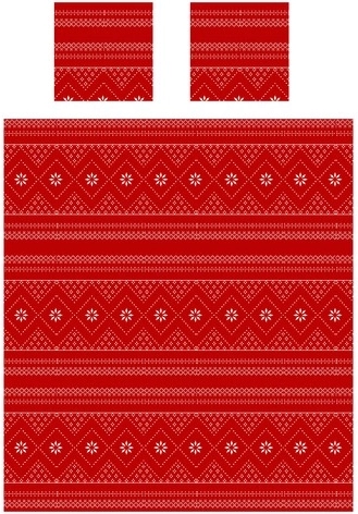 Winter set: blanket + 2 pillowcases