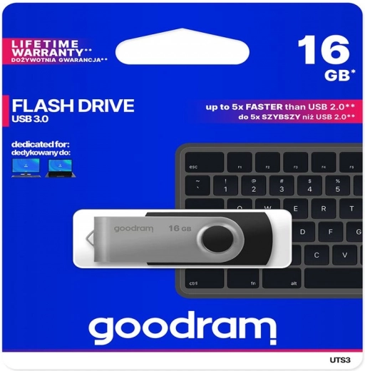 Флаш диск Goodram Twister 16 GB USB 3.0 син