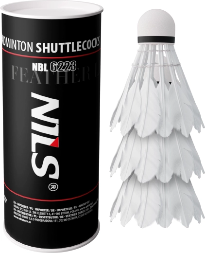 Бадминтонови перца с LED от пера Nils NBL6223, 3 бр.